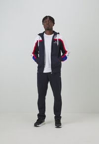 Champion RETRO SPORT FULL ZIP HOODIE TAPE - Sudadera con cremallera - navy/white/red