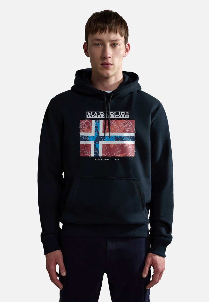 Napapijri B-GUIRO H1 - Felpa con cappuccio - black