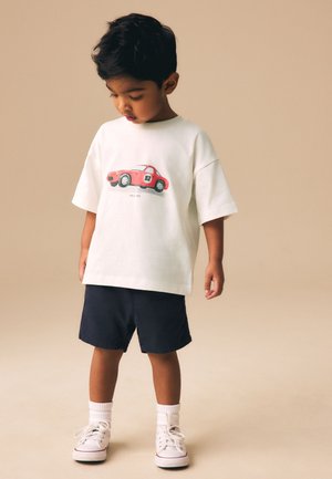 Next, REGULAR FIT - SHORT SLEEVE GRAPHIC T-SHIRT  . - Print T-shirt - white watercolour car