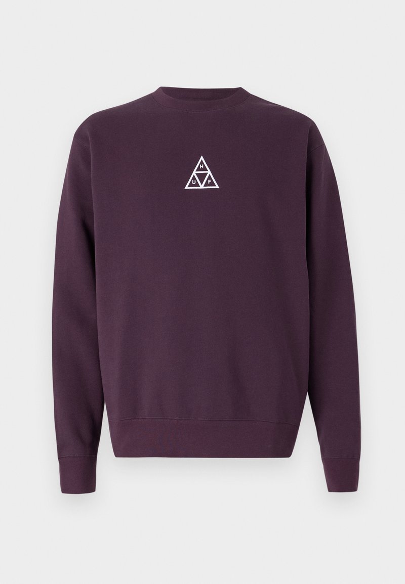 Huf Color Huf Triangle Meaning HUF TRIPLE TRIANGLE CREWNECK UNISEX  Sweatshirt Raisin/dark