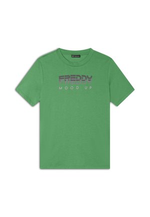 Freddy GIROCOLLO CON GRAFICA E PERLINE - Camiseta estampada - bright green