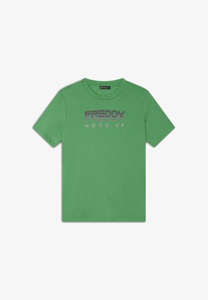 Freddy GIROCOLLO CON GRAFICA E PERLINE - Camiseta estampada - bright green