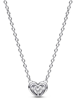 RADIANT HEART & FLOATING STONE COLLIER - Collier - silver coloured