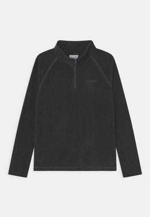 GLACIAL HALF ZIP UNISEX - Fleecepullover - black