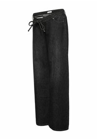 UMSTANDS - Wide Leg - black denim