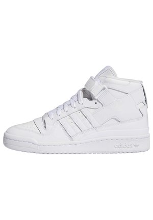 FORUM MID UNISEX - Sneakers hoog - ftwr white crystal white ftwr white