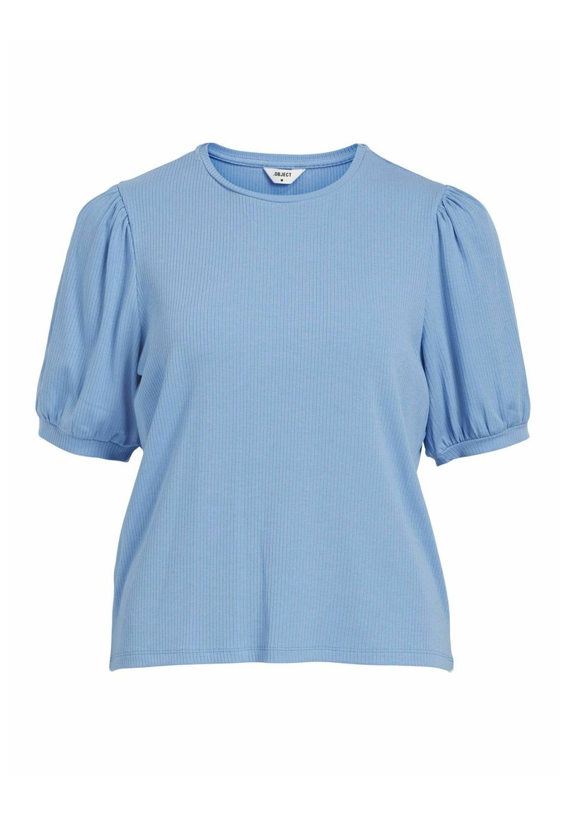 Object T-shirt basic blauw Object T-shirt basic blauw