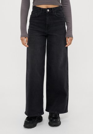Wide Leg - black denim