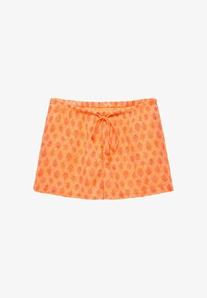 PULL&BEAR, PRINTED - SHORTS - Short - orange