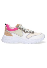 Braqeez REECE RUN  - Sneakers laag - beige/goud/roze/print bruin