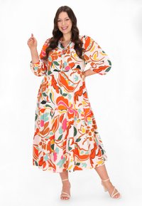 usha Freizeitkleid - multicolor orange