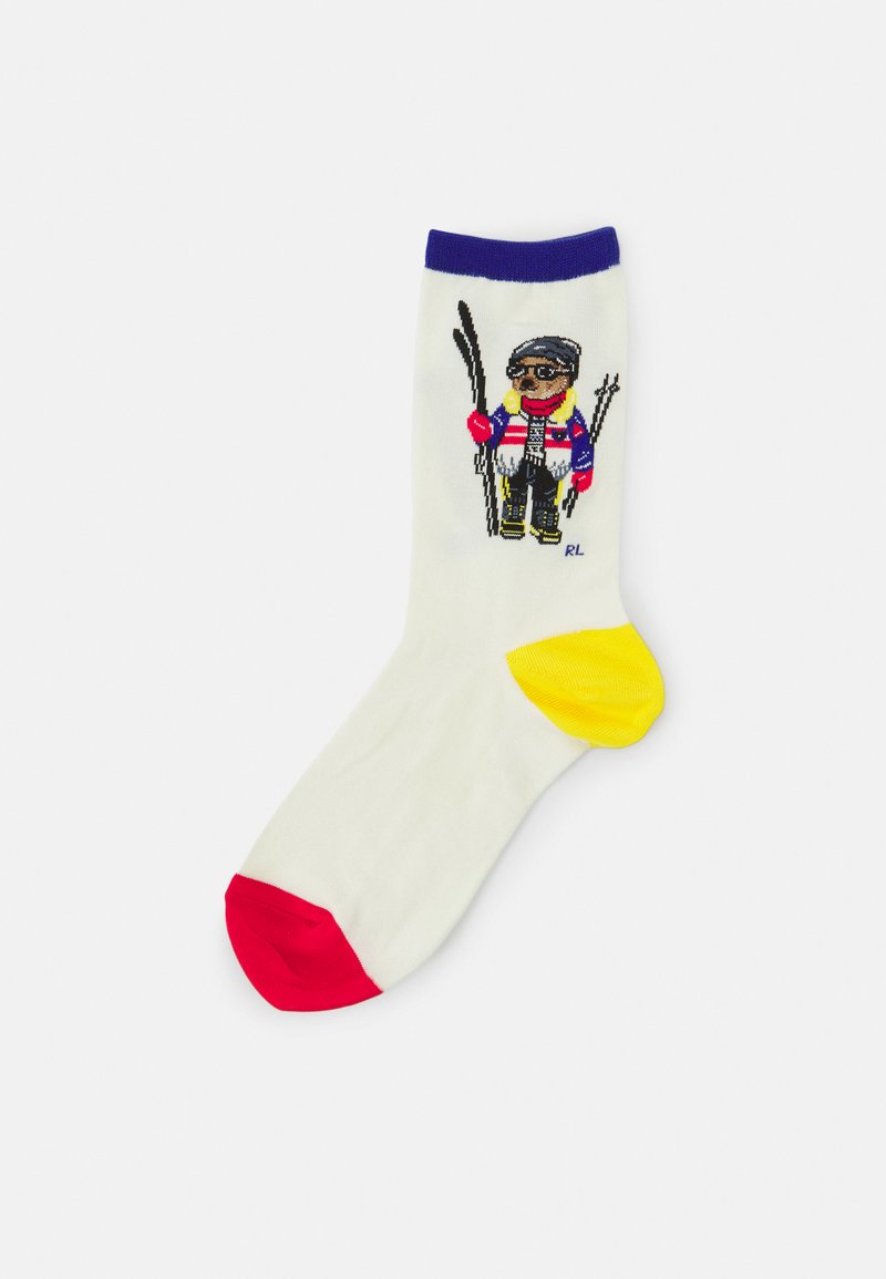 Polo Ralph Lauren SKI BEAR CREW SOCK SINGLE Socks ivory/offwhite