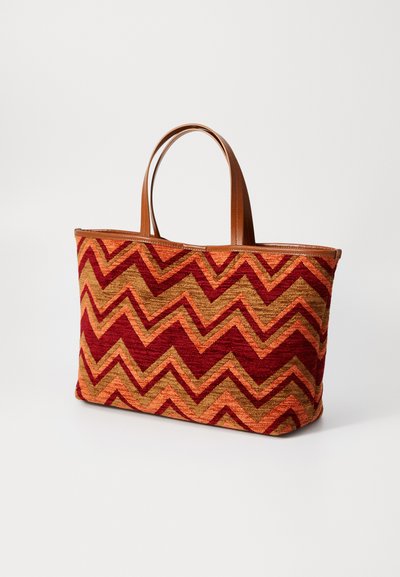 Missoni SHOPPING SMALL - Tote bag - tramonto/cuoio