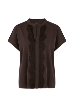 Marc Cain, MARC CAIN T-SHIRT - Blouse - schoko