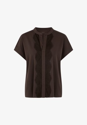 Marc Cain, MARC CAIN T-SHIRT - Blouse - schoko