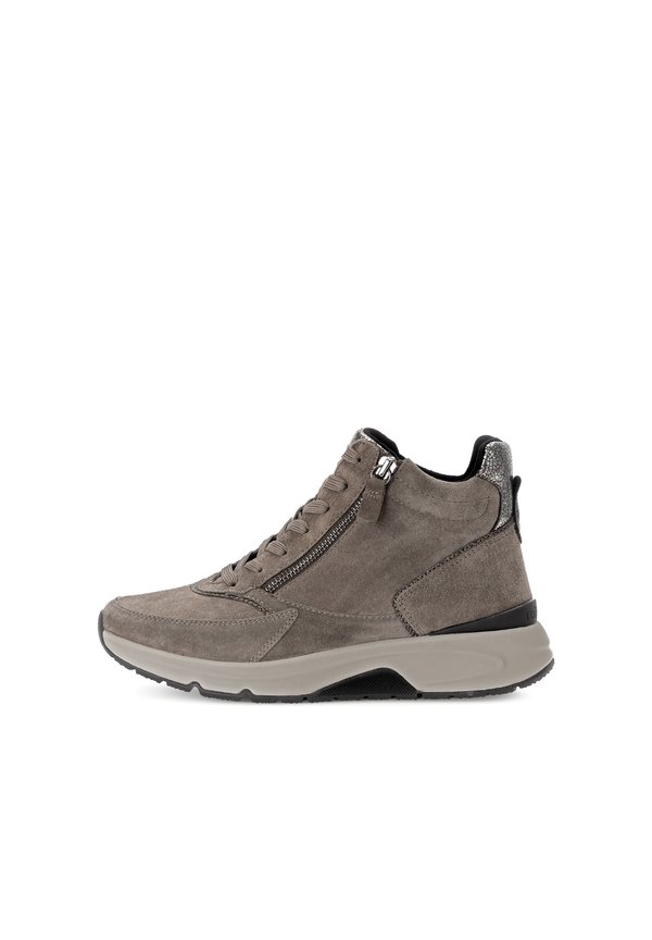 Schnürstiefelette - braun