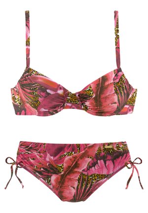 Bikini - pink bedruckt