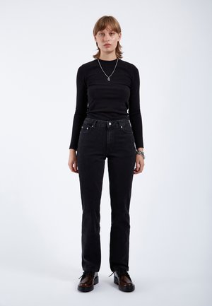 Dr.Denim, ARCH - Straight leg jeans - tar black used