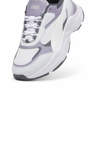 Puma CASSIA - Sportcipő - silver mist white galactic gray pale plum  silver