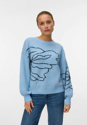 VMHEART PULLOVER - Trui - cashmere blue