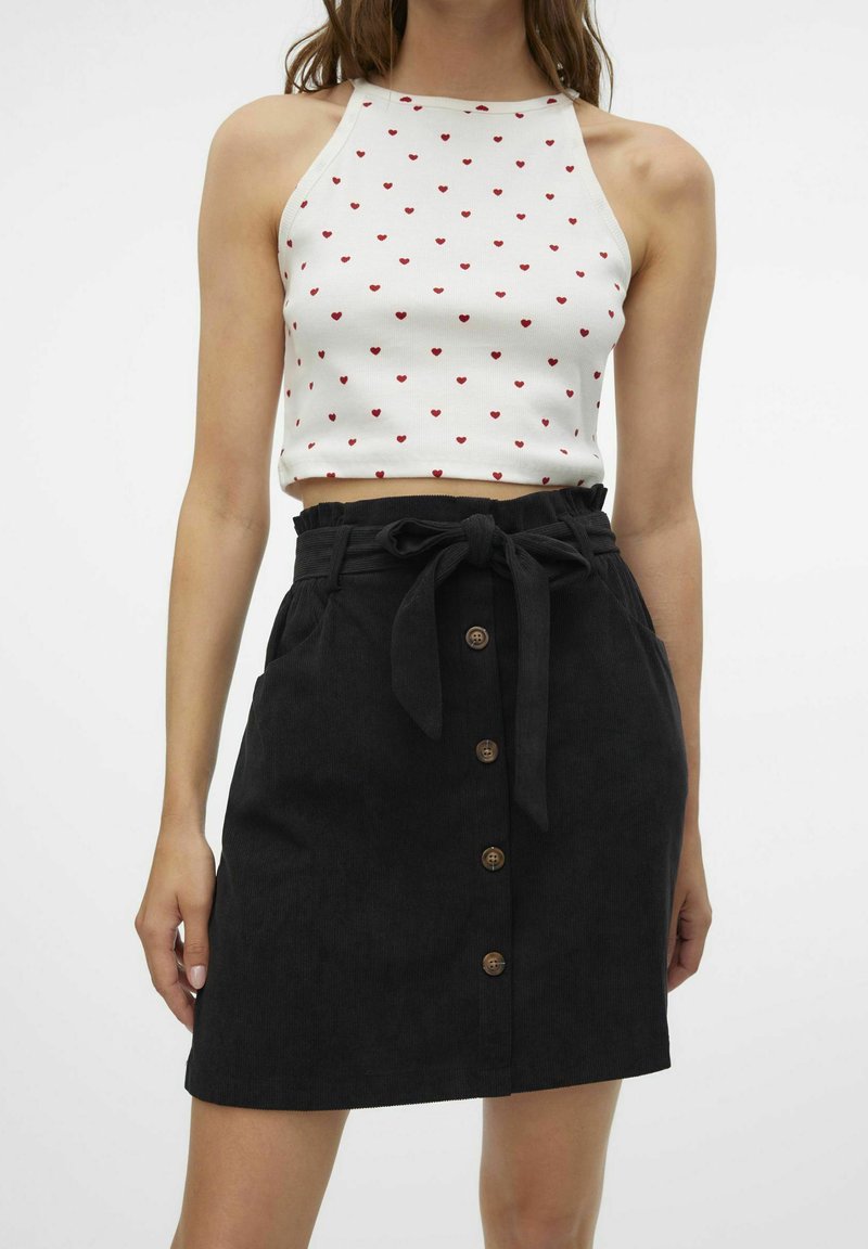 Vero Moda Falda acampanada - black