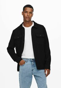 ONSNEWKODYL OVERSHIRT - Skraistė  - black