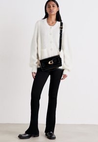 COACH SPAZZOLATO TABBY SHOULDER BAG - Schoudertas - black