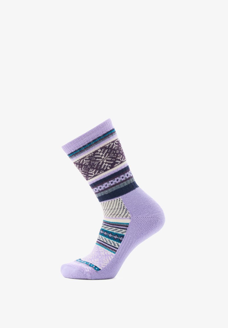 Smartwool EVERYDAY FAIR ISLE CREW - Sportsocken - ultra violet