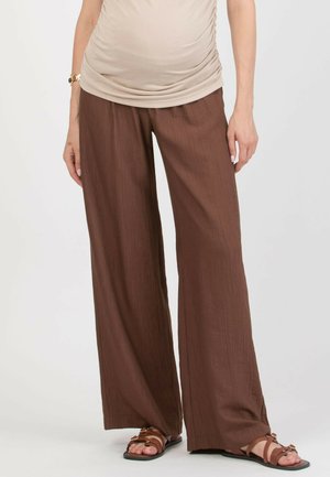 GUENDALINA LG - MATERNITY - Pantalon classique - brown