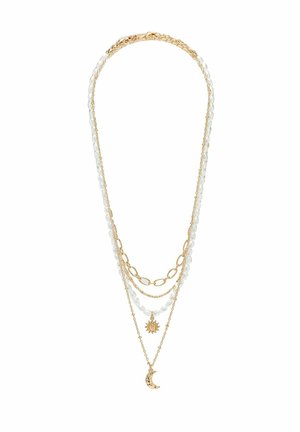 Stradivarius SET OF 4 MOON AND SUN - Collier - gold coloured