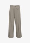 WIDE - Pantaloni - feather gray melange