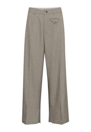 Kaffe WIDE   - Bukser - feather gray melange