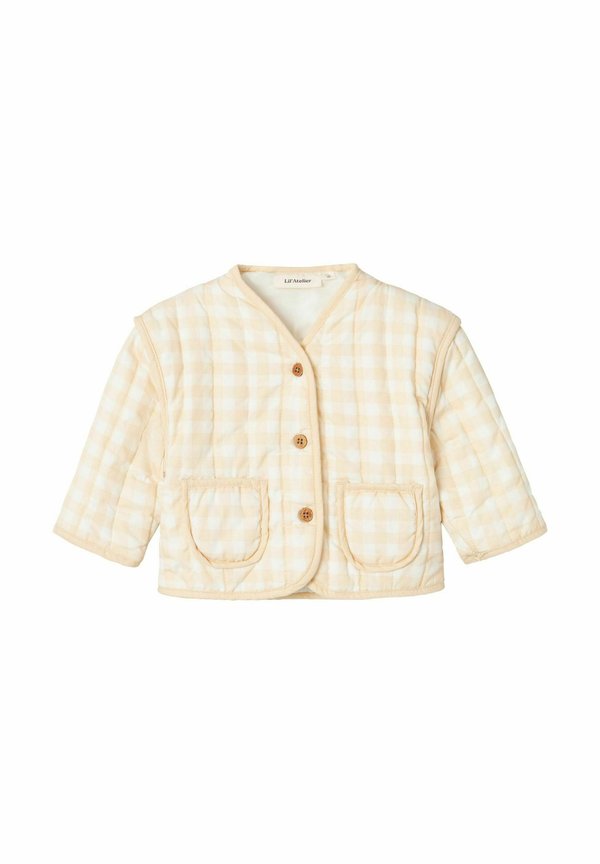 KARIERTE - Übergangsjacke - coconut milk