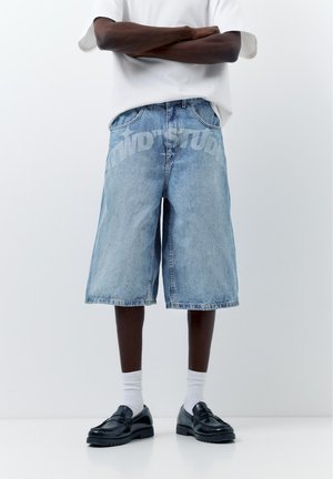 PULL&BEAR Pantaloni scurți din denim - blue denim