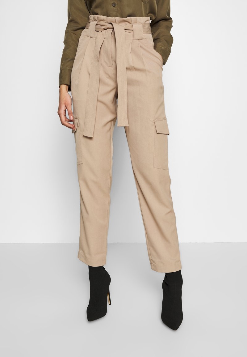 YAS Tall Tygbyxor - beige