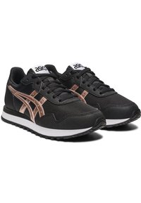 ASICS SportStyle TIGER RUNNER II - Sneakers basse - black rose gold
