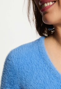 Morgan LONG-SLEEVED WITH FLUFFY - Trui - bleu