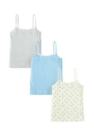 REGULAR FIT - STRAPPY PRINTED 3 PACK   - Aluspaita - ecru bear