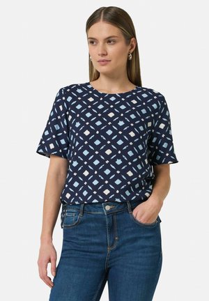 T-Shirt print - tiefblau