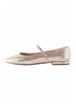 Next WIDE FIT FOREVER COMFORT MARY JANE - Ballerinat nilkkaremmillä - champagne gold