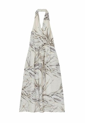 Reiss REGULAR FIT - CARLA PALM PRINT HALTERNECK - Maksimekko - neutral