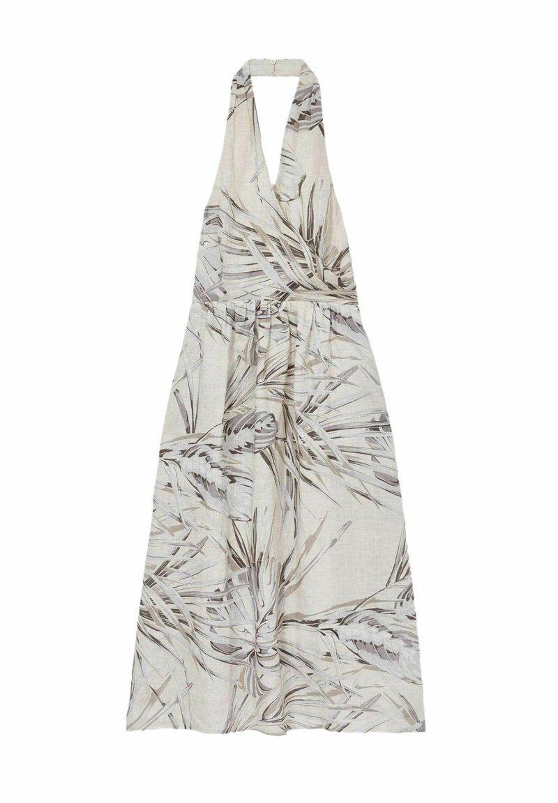 Reiss REGULAR FIT - CARLA PALM PRINT HALTERNECK - Maksimekko - neutral
