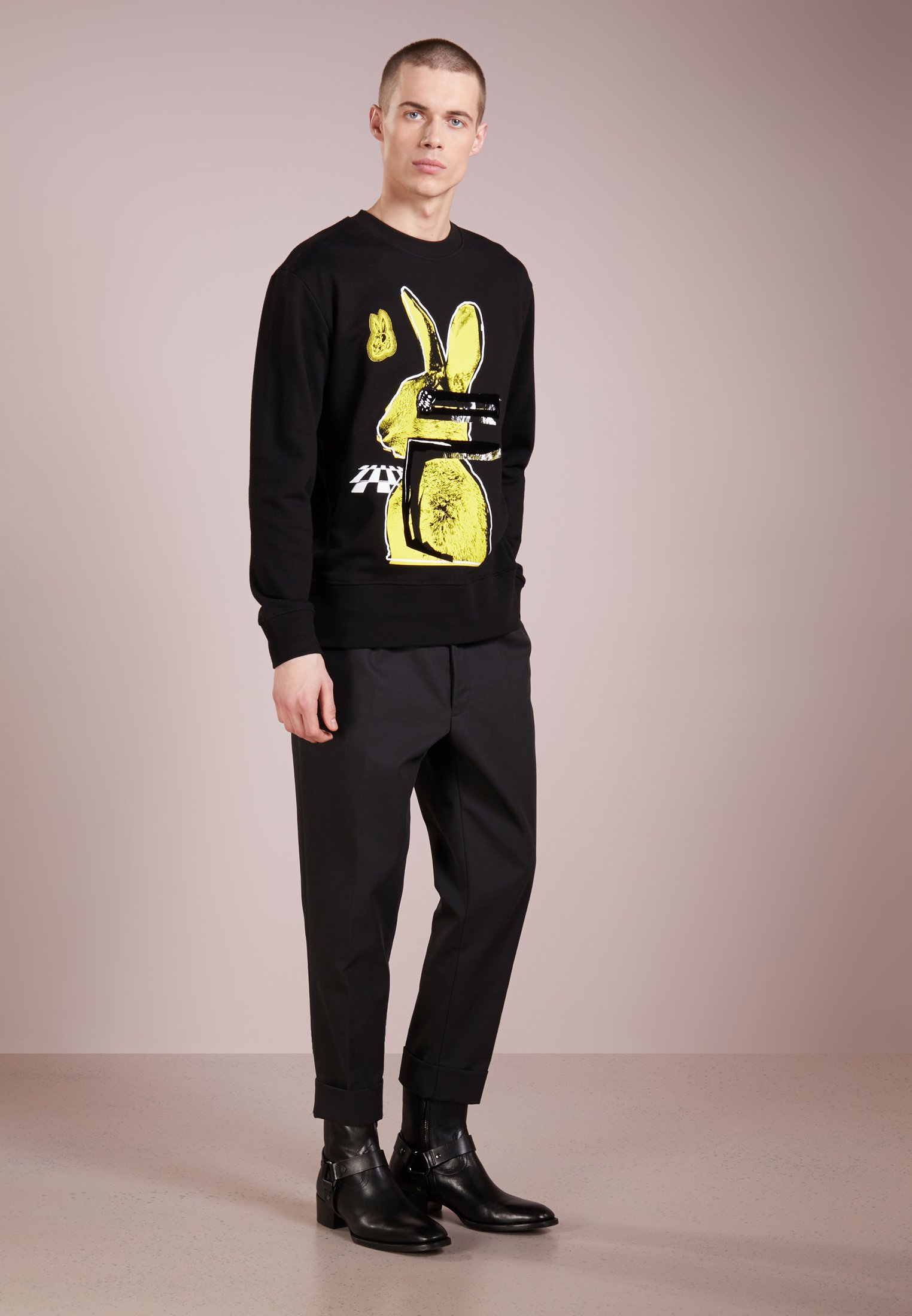 McQ Alexander McQueen COMFY CREW NECK Sweatshirt darkest McQ Alexander McQueen CREW NECK - Sweatshirt - darkest black