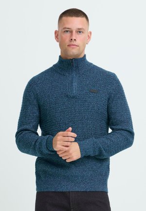 Striktrøje - dress blues melange