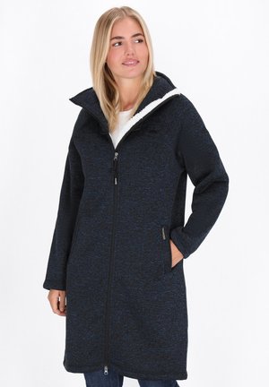 Klassisk frakke - navy melange