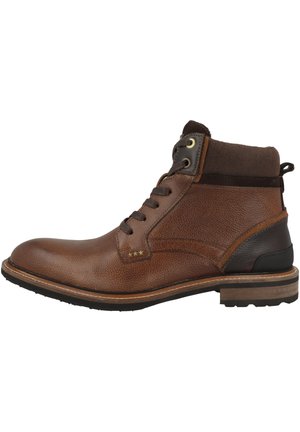 D'ORO PIZZOLI  - Lace-up ankle boots - tortoise shell