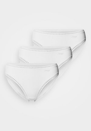 GO CRUSH HIGH LEG 3 PACK - Nohavičky/Slipy - white