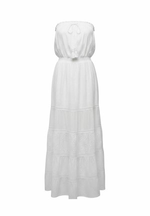 South Beach, BANDEAU BRODERIE DETAIL MAXI DRESS - Maxi dress - white