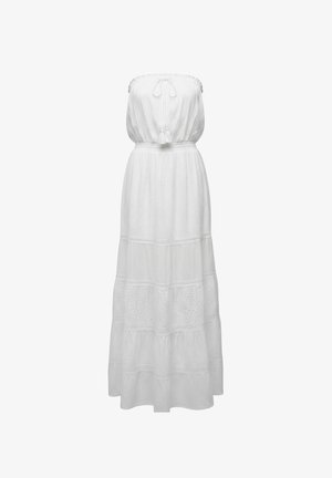 South Beach, BANDEAU BRODERIE DETAIL MAXI DRESS - Robe longue - white