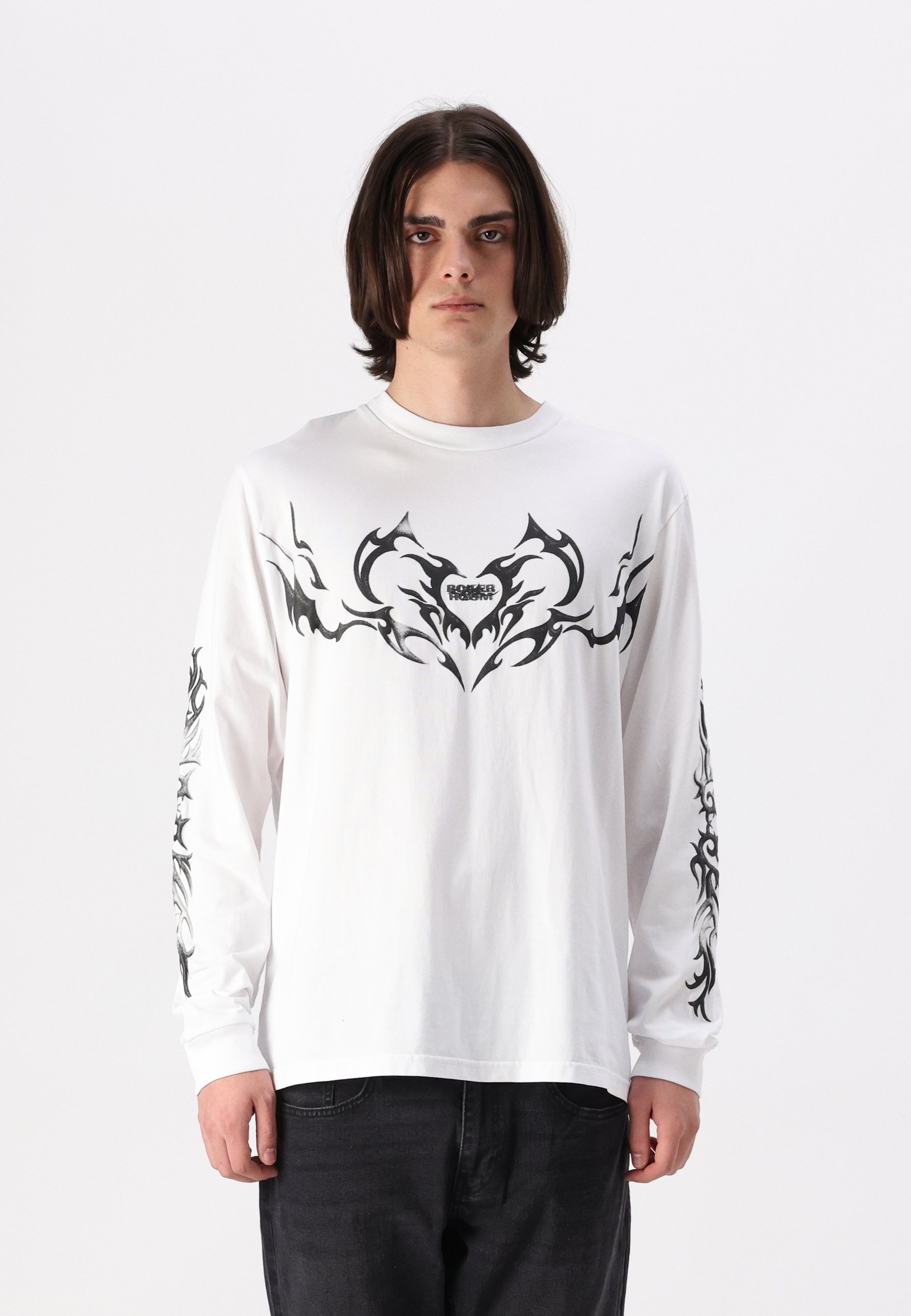 BOILER ROOM TRIBAL UNISEX - Long sleeved top - white - Zalando.ie